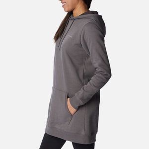 Columbia Rush Valley Long Hoodie Sweatshirt Pullover City Grey Size Small EUC